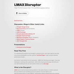 Disruptor by LMAX-Exchange