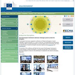 Endocrine Disruptors I Commission Européenne