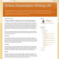 Preferable Jobs For Students Pursuing Criminology Degree