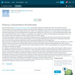 Employ a Dissertation Proofreader: ext_5453432 — LiveJournal