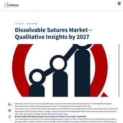 Dissolvable Sutures Market – Qualitative Insights by 2027