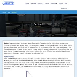Sedicell-Dissolved Air Flotation Clarifier
