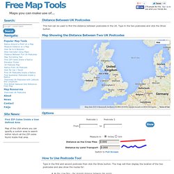 Distance Between Full UK Postcodes