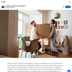 Long Distance Movers in Champaign IL on Behance