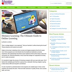 Distance Learning: The Ultimate Guide to Online Learning