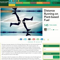 Distance Running on Vegan Fuel