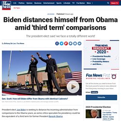 Biden distances himself from Obama amid 'third term' comparisons