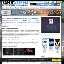 Distant Worlds â A new Real-time, 4X Space Strategy Game : Space Strategy Games Sector