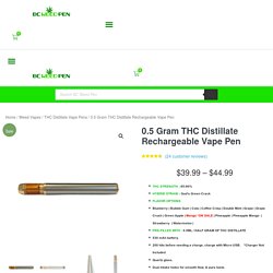 THC Distillate Weed Vaporizer Pen