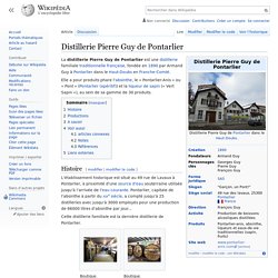 Distillerie Pierre Guy de Pontarlier
