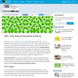 250+ Free Distinct Geometric Patterns