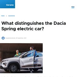 What distinguishes the Dacia Spring electric car?