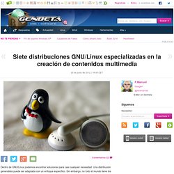 Siete distribuciones GNU/Linux especializadas en la creación de contenidos multimedia