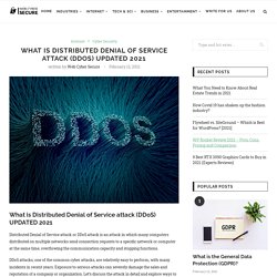 What is Distributed Denial of Service Attack DDOS