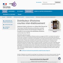 Un distributeur d'histoires courtes au CDI / Projet inter-établissement