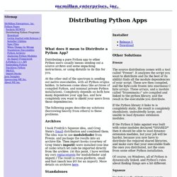 Distributing Python Programs