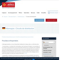 Circuits de distribution - Allemagne