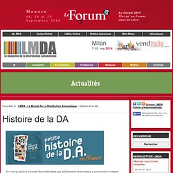 LMDA - Le Monde De La Distribution Automatique