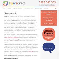 Flyer Drops and Delivery Chatswood