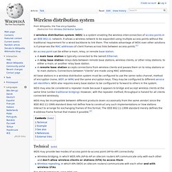 Wireless Distribution System - Wikipedia