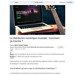 La distribution numérique musicale : Comment ça marche ?