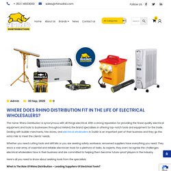 Where Does Rhino Distribution Fit In The Life Of Electrical Wholesalers? - Rhino Distribution