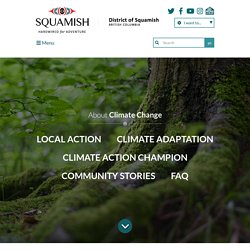 Climate Action - District of Squamish - Hardwired for Adventure