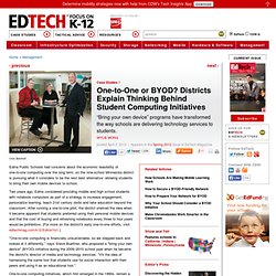 One-to-One or BYOD? Districts Explain Thinking Behind Student Computing Initiatives