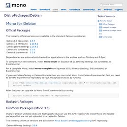 DistroPackages/Debian - Mono