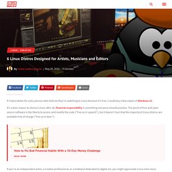 6 Linux Distros Designed for Artists, Musicians and Editors
