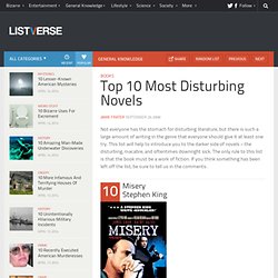 Top 10 Most Disturbing Novels