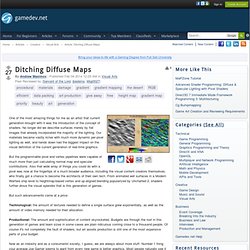Ditching Diffuse Maps - Visual Arts