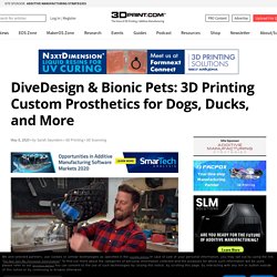 DiveDesign & Bionic Pets: 3D Printing Custom Prosthetics for Dogs, Ducks, and More - 3DPrint.com