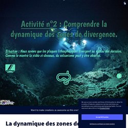 1ere Spé La dynamique des zones de divergence- Origine du magmatisme, comparaison de dorsales, devenir de la lithosphère océanique.- by elodieburghoffer on Genial.ly