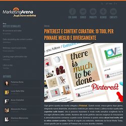 Pinterest e Content Curation: 19 tool
