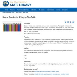 Diverse Book Audits: A Step-by-Step Guide - Library Events - South Carolina State Library