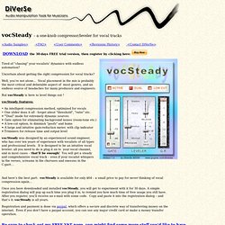 DiVerSe Products: vocSteady