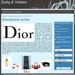 Diversification de Dior