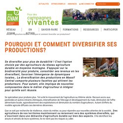 Pourquoi et comment diversifier ses productions? - CIVAM