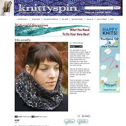 Diversify cowls: Knittyspin Winter 2011