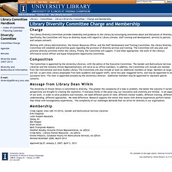 Library Diversity Committee Agendas and Minutes