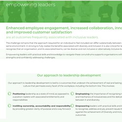 empower leaders – Insync Diversity & Inclusion Consulting