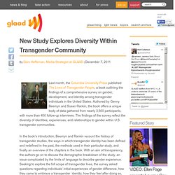New Study Explores Diversity Within Transgender Community
