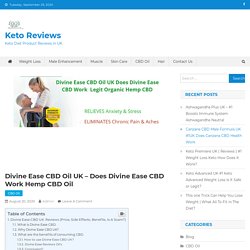 Divine Ease CBD Oil UK Does Divine Ease CBD Work Hemp CBD Oil