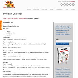 Divisibility Challenge