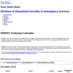 NYS Division of Homeland Security & Emergency Services