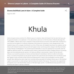 Divorce And Khula Laws In Islam : A Complete Guide
