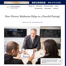 How Divorce Mediation Helps in a Peaceful Parting?