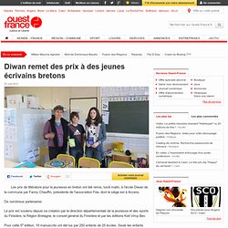 Diwan remet des prix à des jeunes écrivains bretons