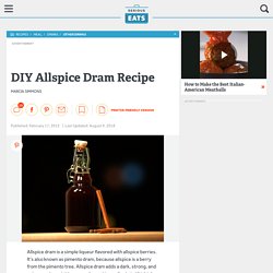 DIY Allspice Dram Recipe